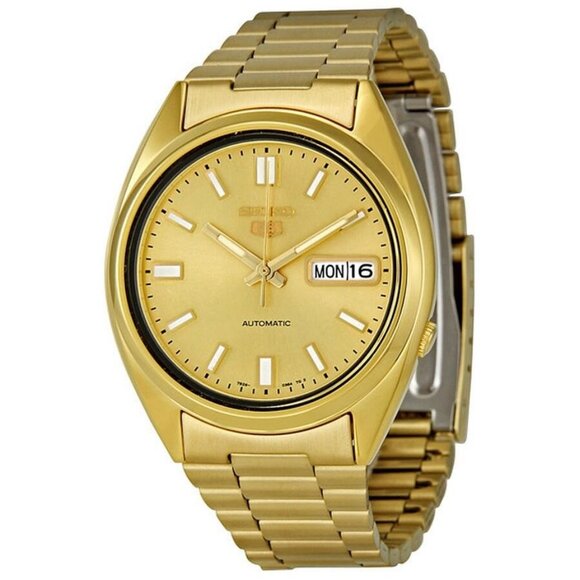 FX02471B NWT Seiko Fashion Men's Automatic Steel Authentic Watch - Picture 1 of 4